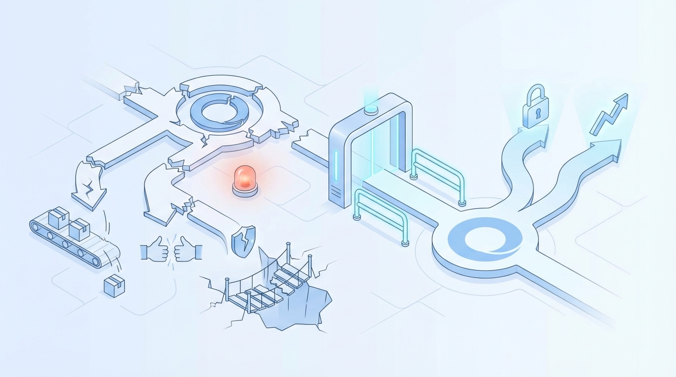 The Moments When Quality Failure Hurts Most concept illustration - Oleno