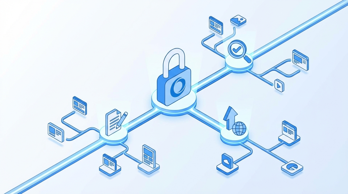 How Oleno Locks Your Quarterly Narrative Into Execution concept illustration - Oleno