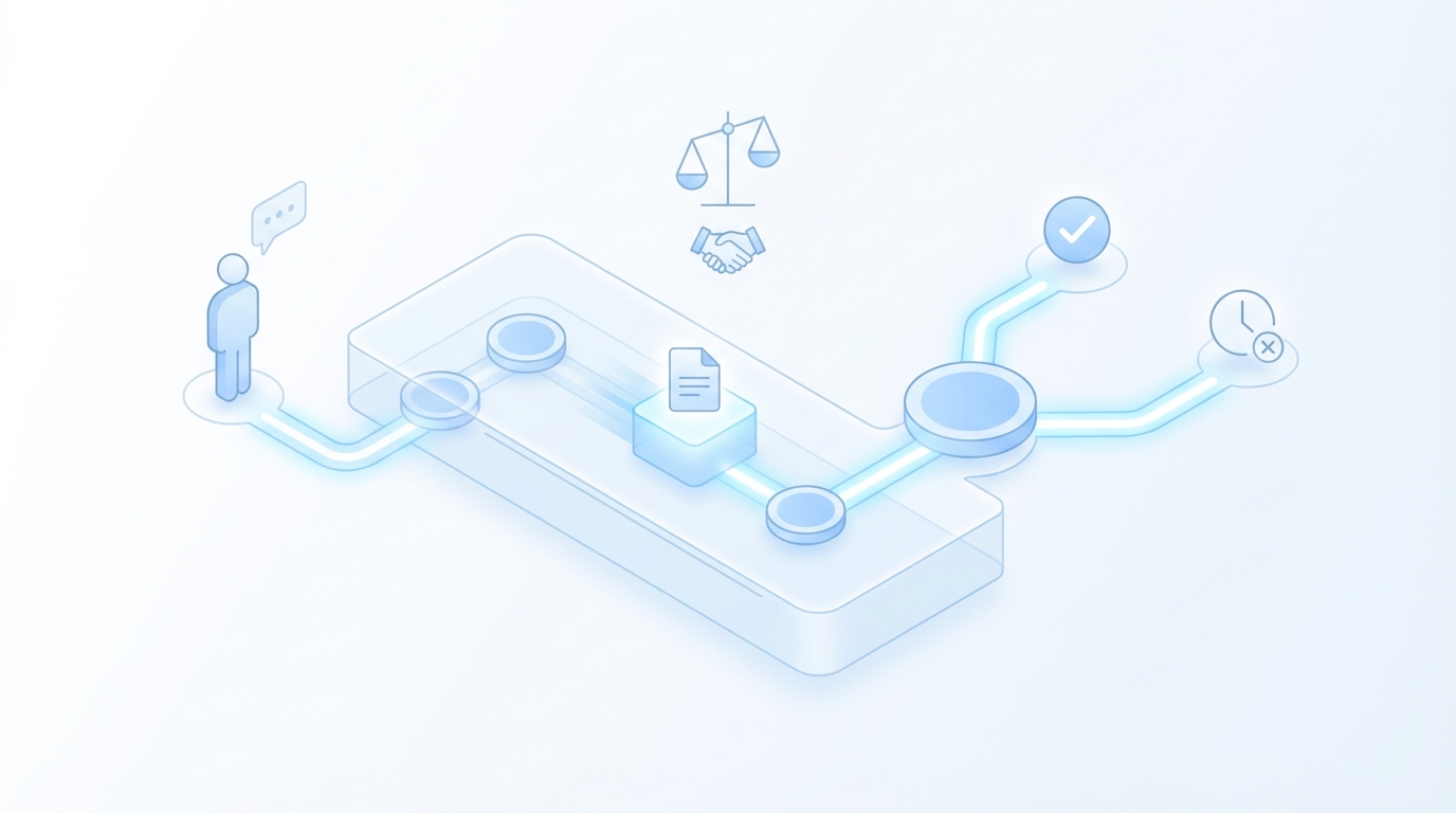 The Human Side Of Saying No Without Burning Trust concept illustration - Oleno