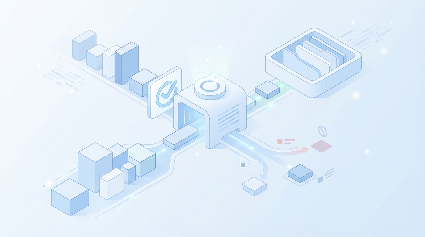 Operationalize the New Way: Idempotent Push-to-Topic Workflow and Governance for a Revenue-Ranked Topic Backlog concept illustration - Oleno