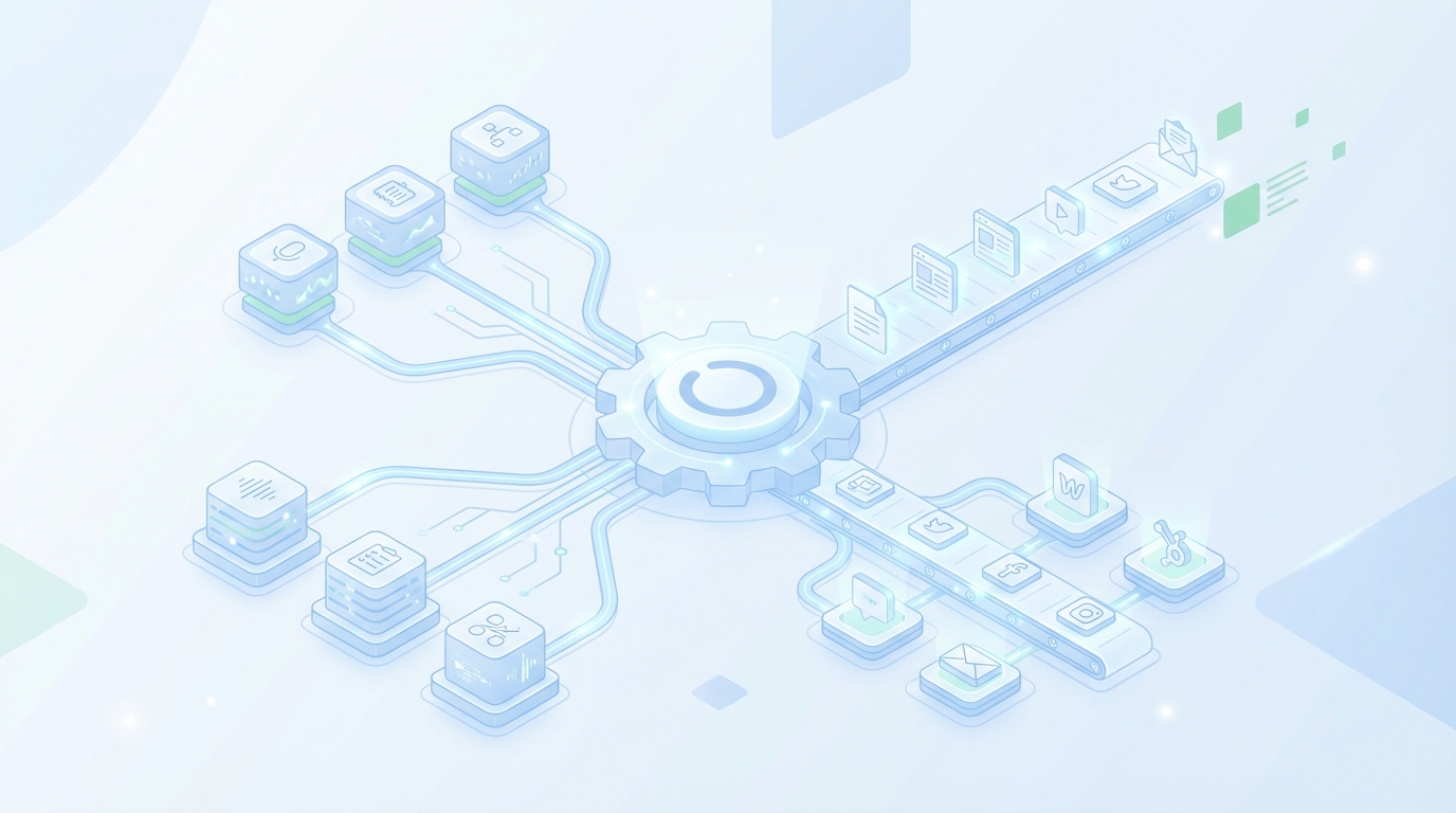 How Oleno Automates The 1‑Writer Engine End To End concept illustration - Oleno