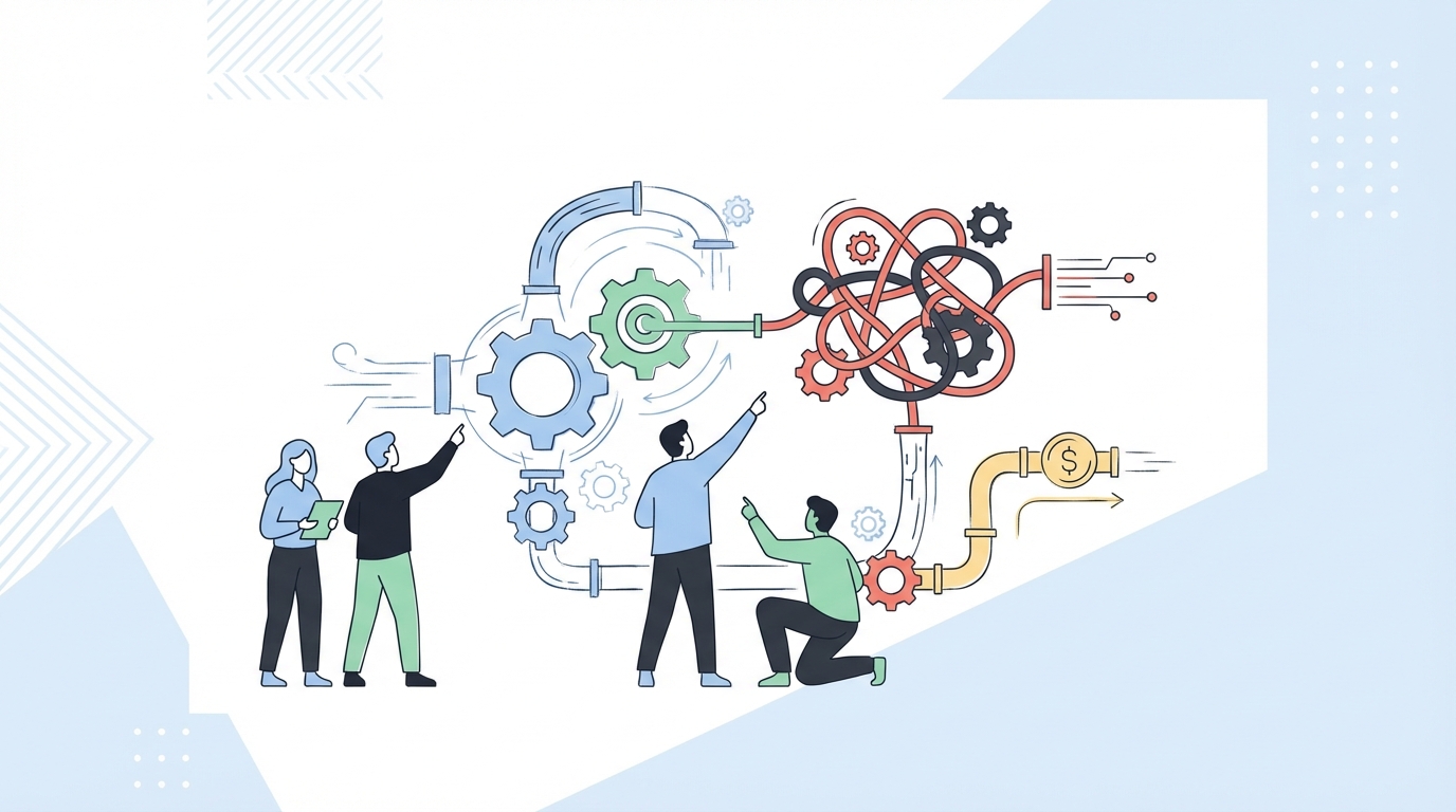 Why scaling agency content breaks earlier than most teams expect concept illustration - Oleno