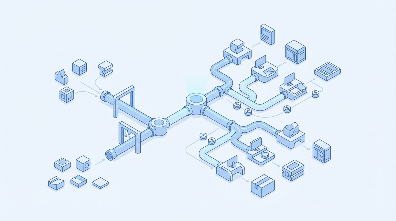 How Oleno Operationalizes Modular Narrative And Cost Allocation concept illustration - Oleno