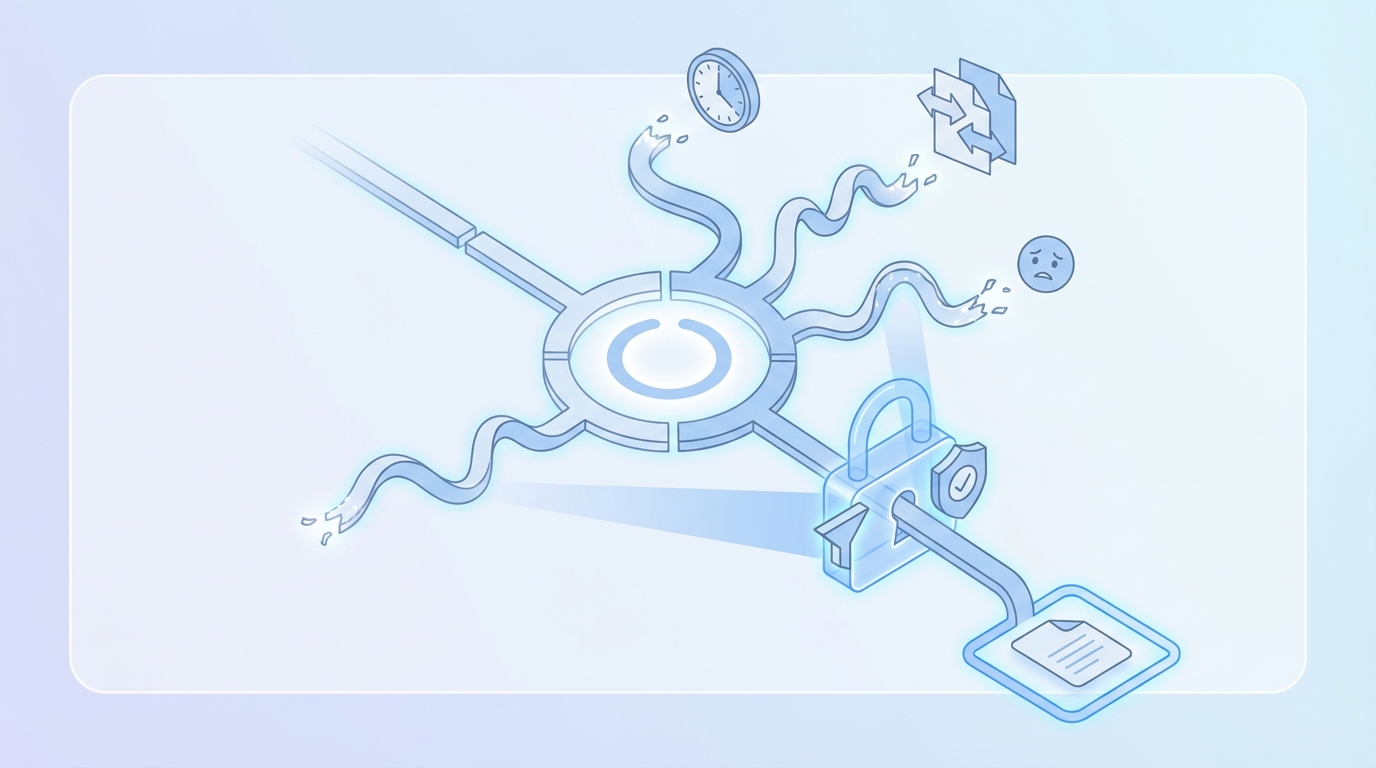 What It Feels Like When The Narrative Drifts concept illustration - Oleno