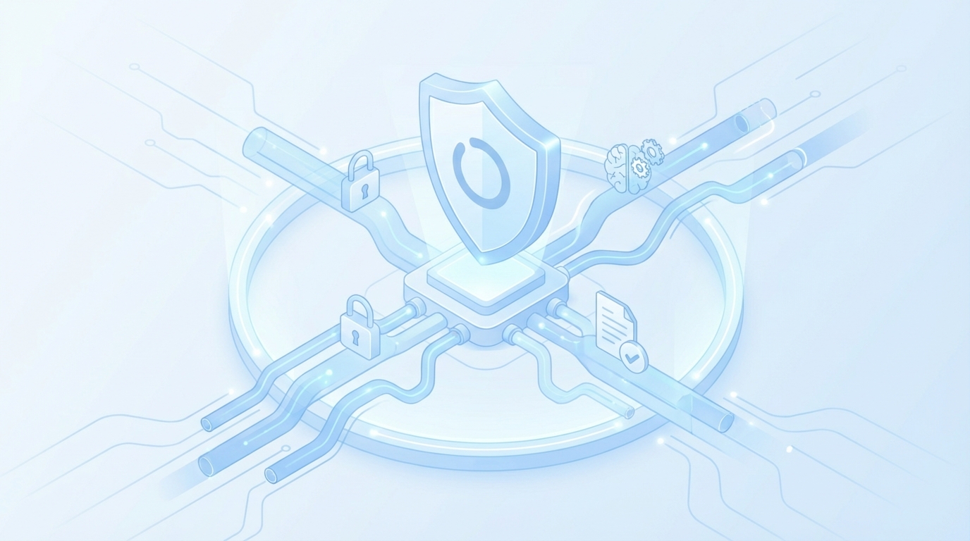 How Oleno Implements Privacy-First AI Content Ops concept illustration - Oleno