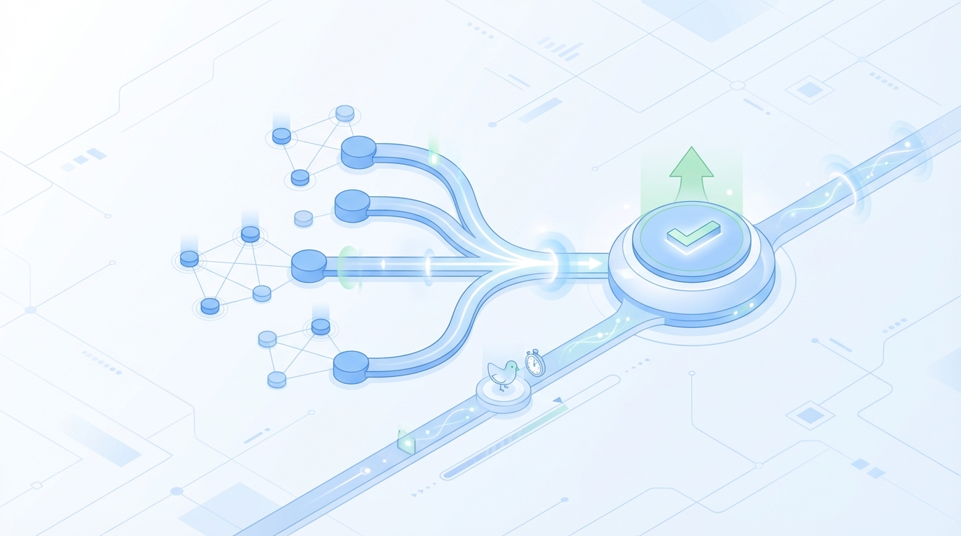 The New Way To Prune And Consolidate Without Wrecking Rankings (7 steps) concept illustration - Oleno