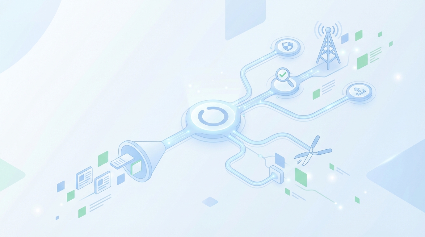 How Oleno Turns Pruning Into A Safe Repeatable Workflow concept illustration - Oleno