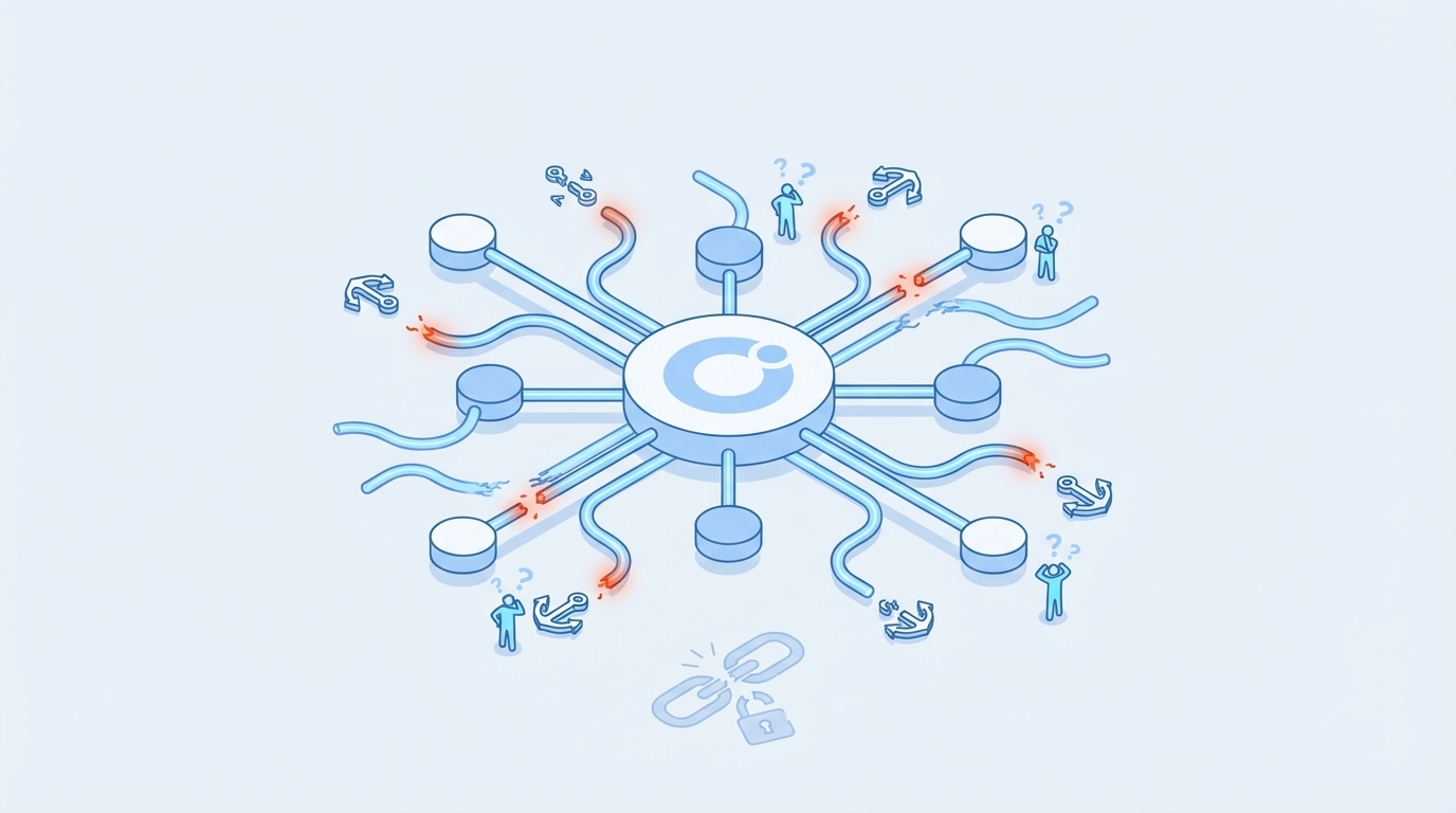 When Link Drift Hits Production, Everyone Feels It concept illustration - Oleno