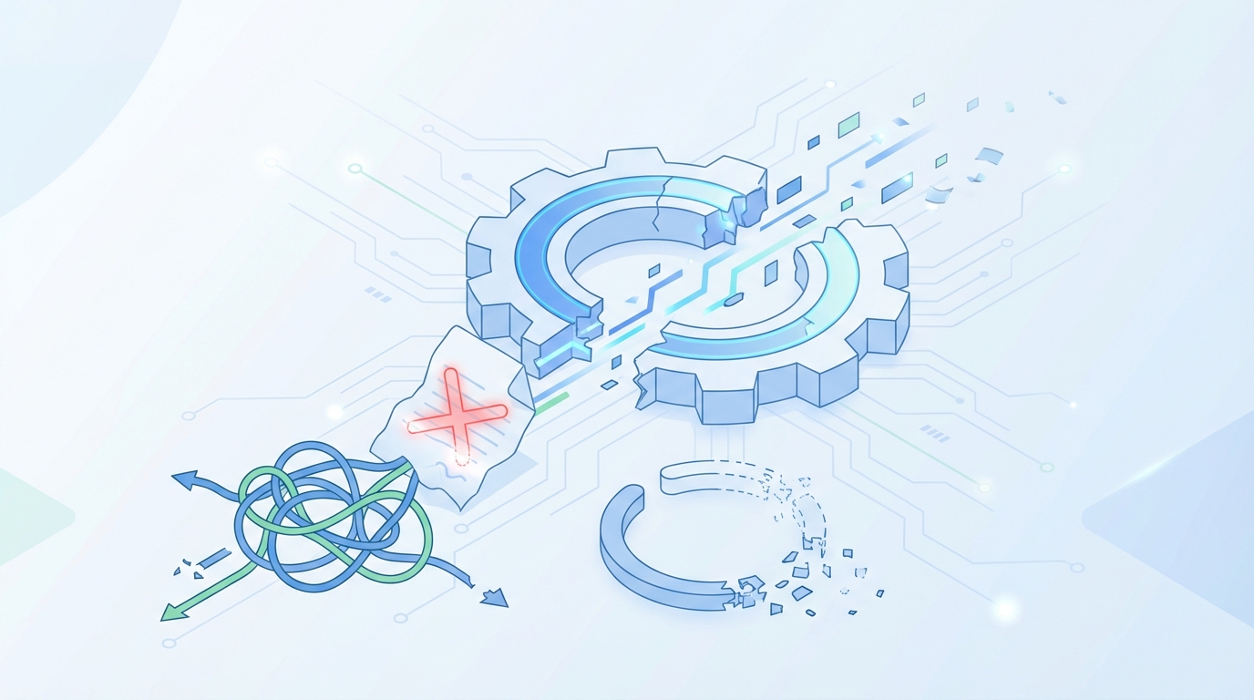 The Pain Of Rewrites And Lost Momentum concept illustration - Oleno