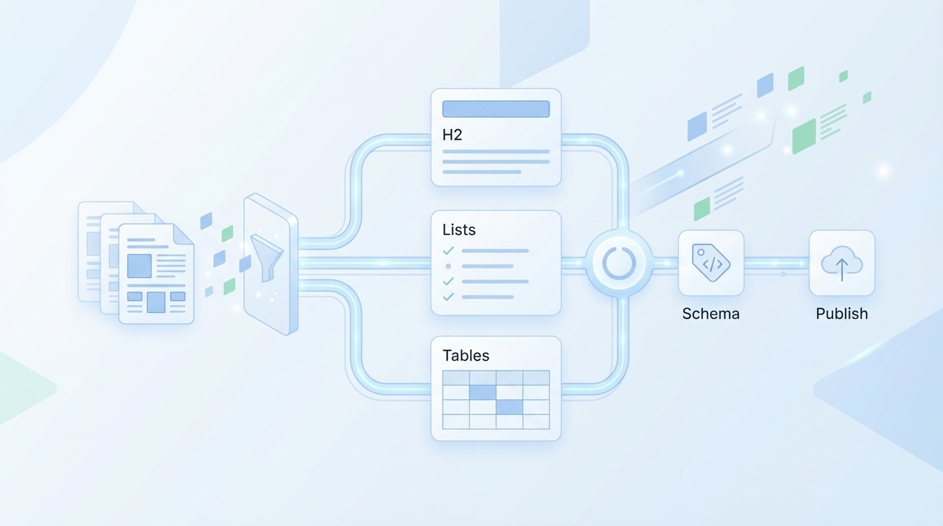 How Oleno Enforces Snippet-Ready Structure End to End concept illustration - Oleno
