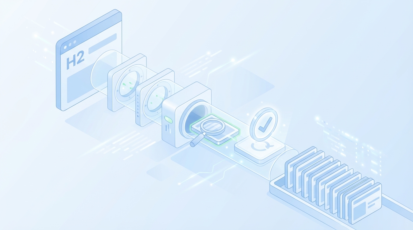 How Oleno Enforces Snippet-Ready Sections at Scale concept illustration - Oleno