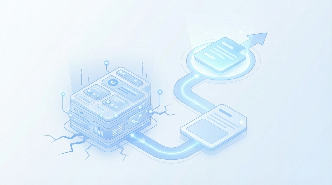 You Can Feel The Pain When A Great Article Gets Outranked By A Tighter Chunk concept illustration - Oleno