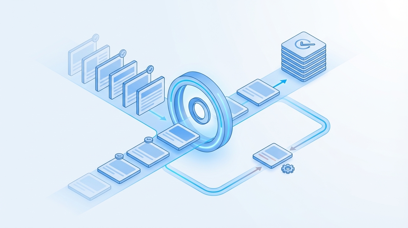 How Oleno Helps You Operationalize Audits Without Slowing Publishing concept illustration - Oleno