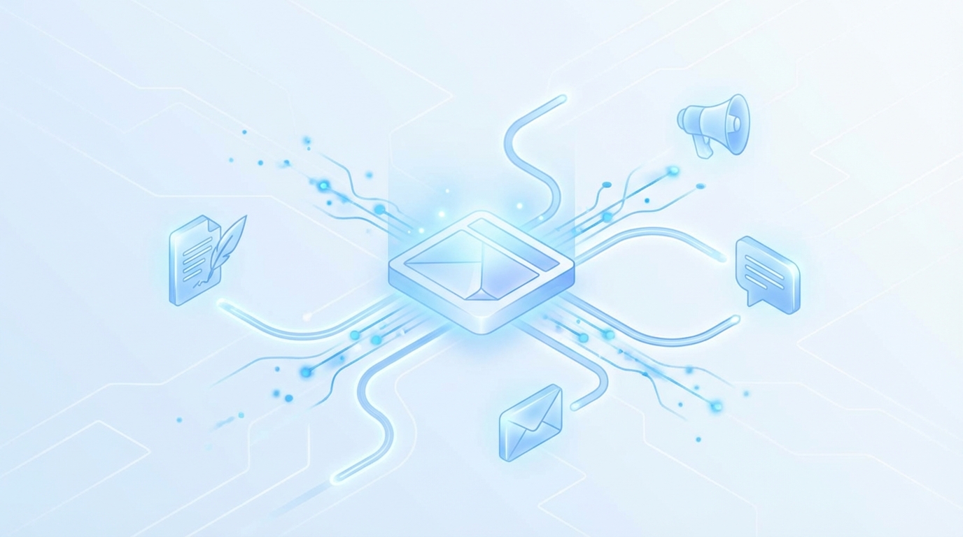 Writesonic: Fast, Template-Driven AI Writing With Broad Use Cases concept illustration - Oleno