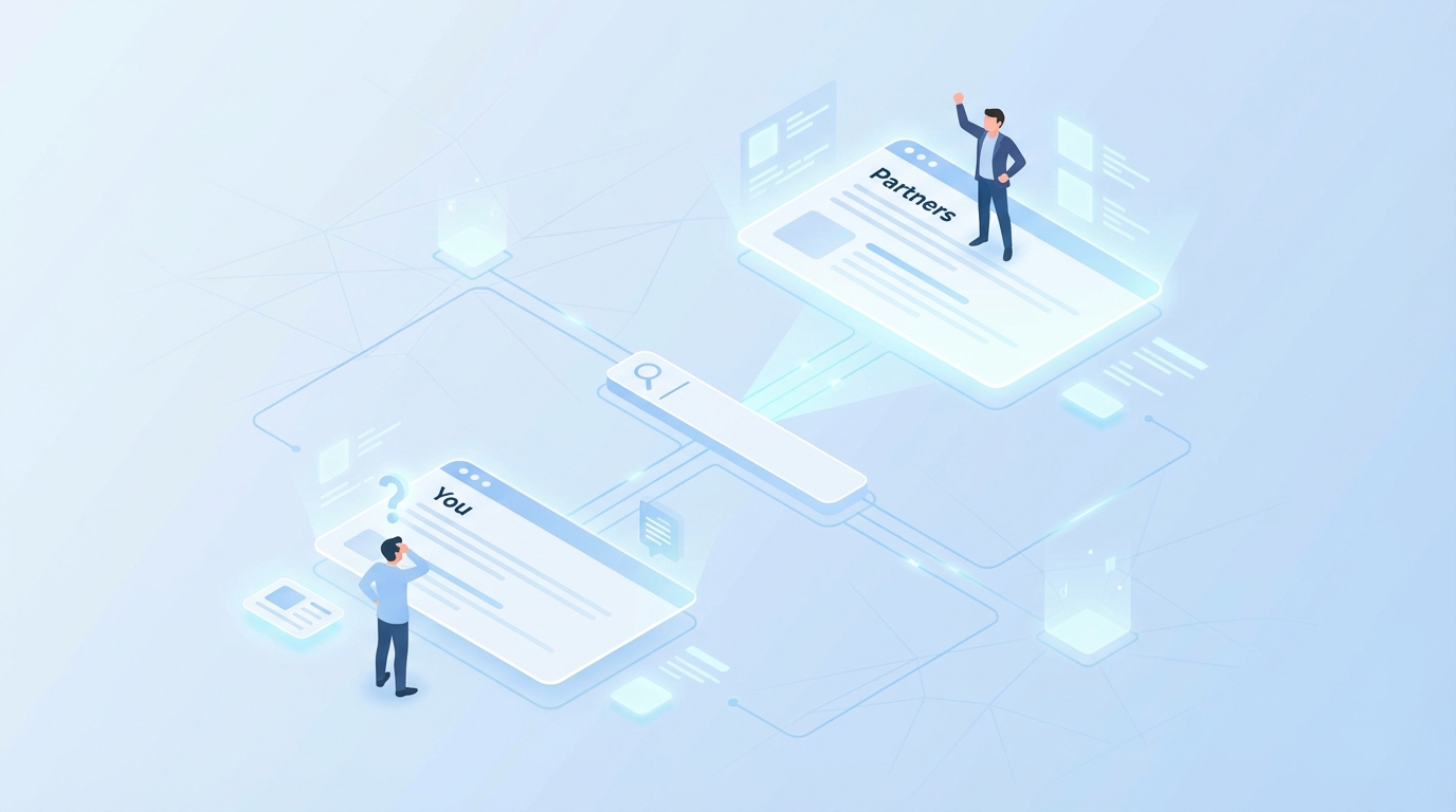 What It Feels Like When Partners Outrank You for Syndication-safe distribution concept illustration - Oleno