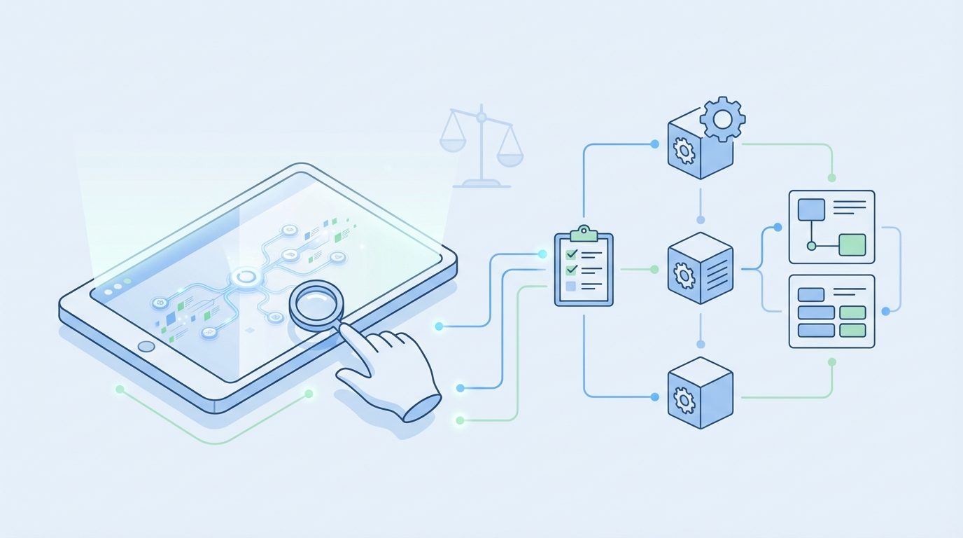 How To Evaluate Oleno Without Getting Sucked Into A Demo Story concept illustration - Oleno