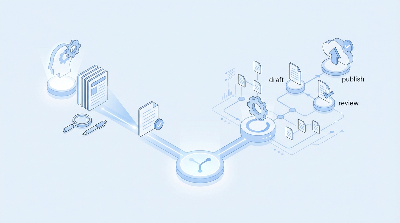 How to choose between Frase.io and Oleno without overthinking it concept illustration - Oleno