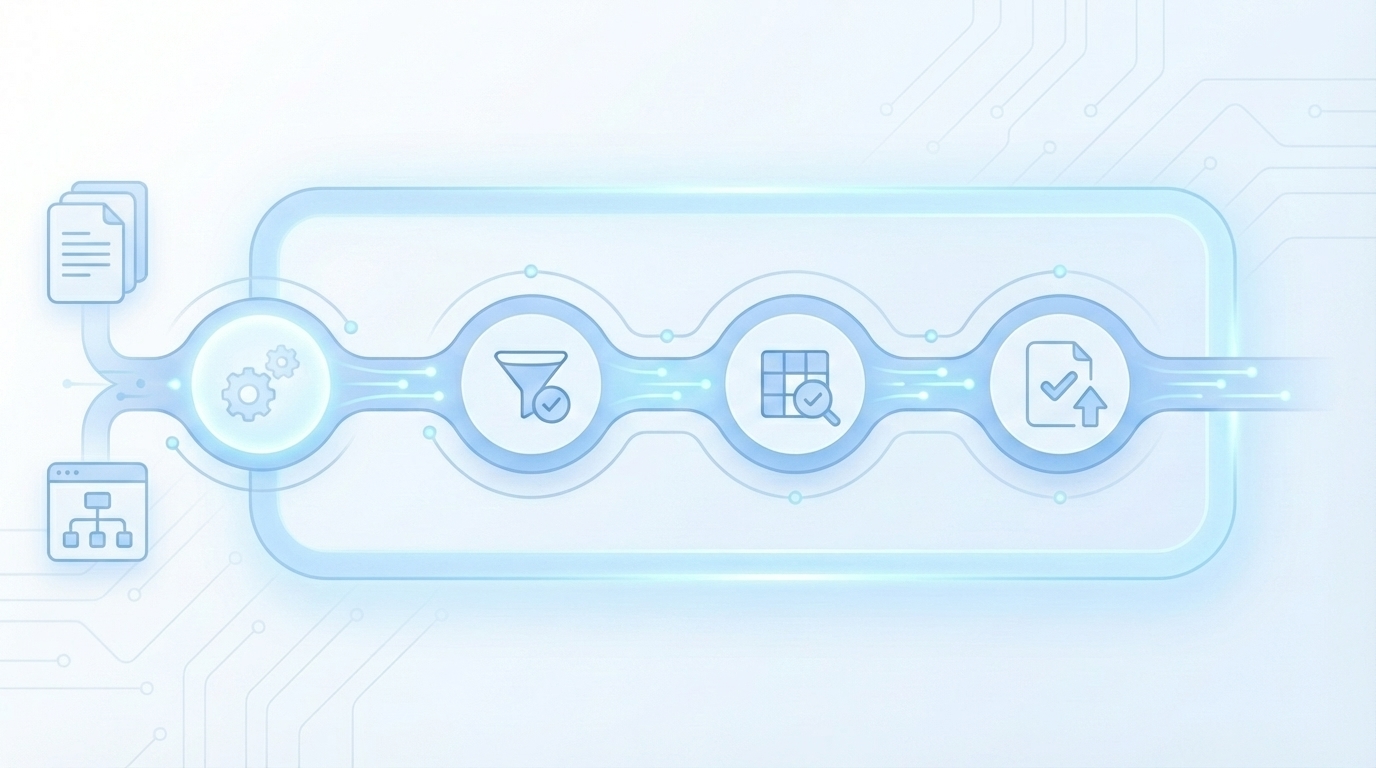 How Oleno Automates The Topic Coverage Audit End-To-End concept illustration - Oleno