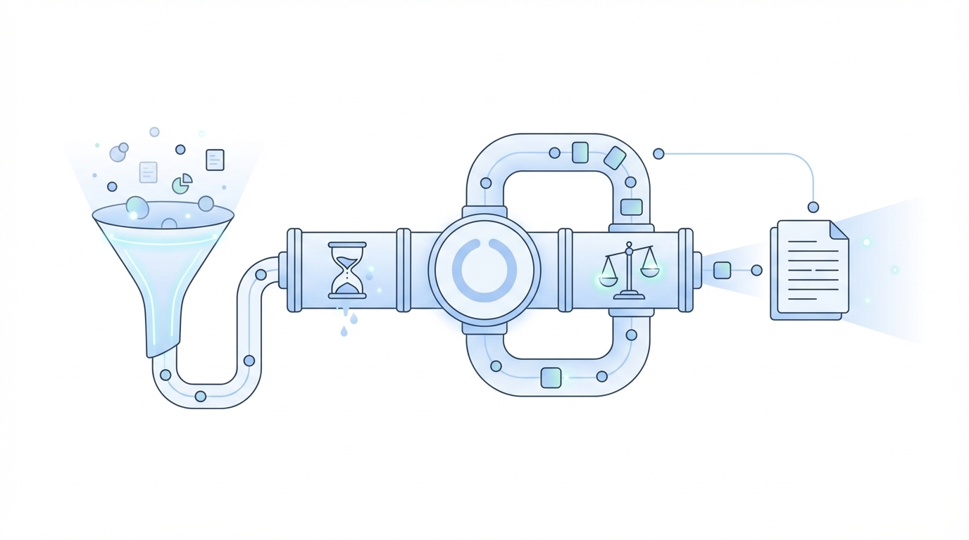 How Oleno Automates Topic Universe, Cooldowns, And Prioritization concept illustration - Oleno