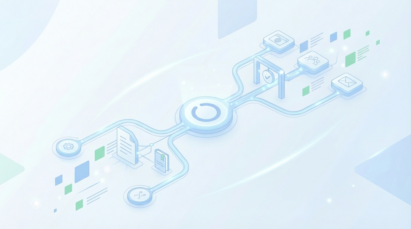 How Oleno Operationalizes Brand Voice Templates Across The Pipeline concept illustration - Oleno