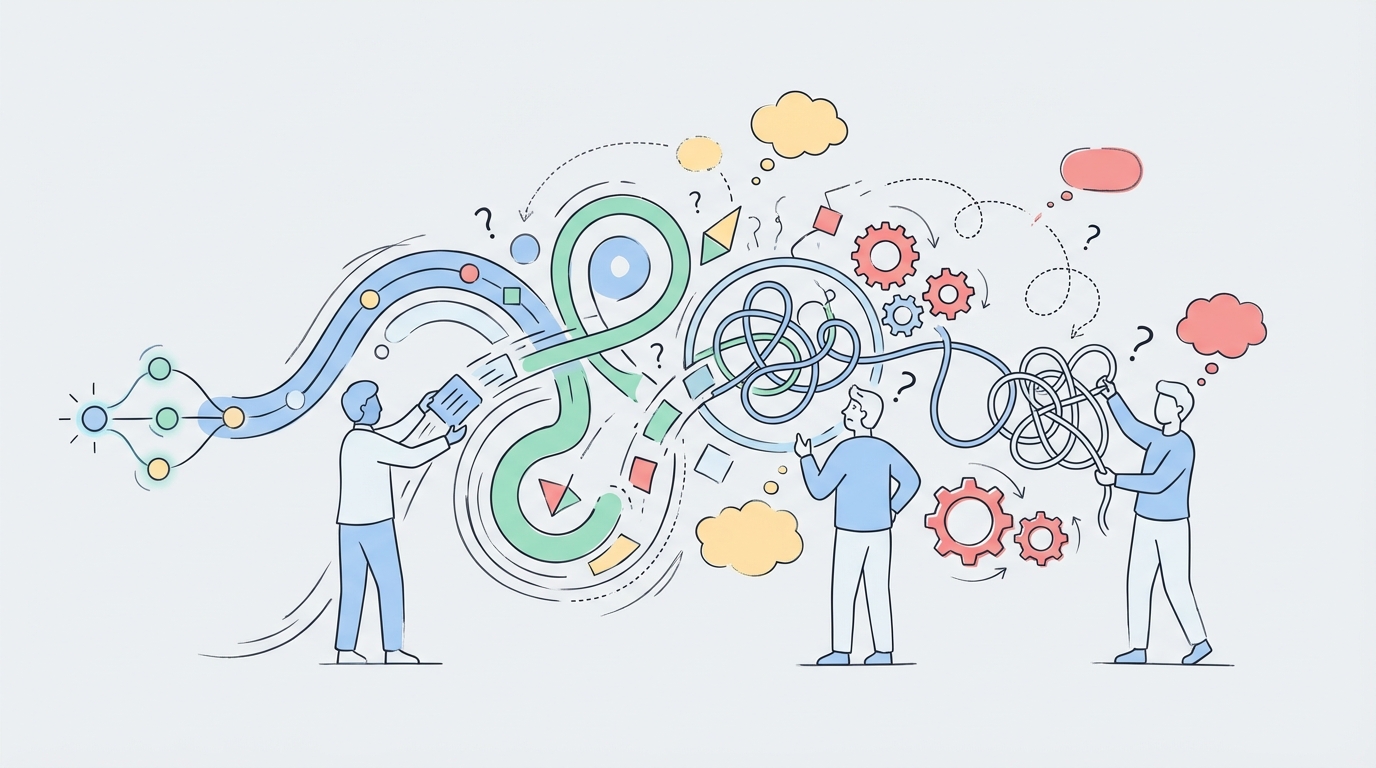 When Agency Delivery Starts Breaking Down concept illustration - Oleno