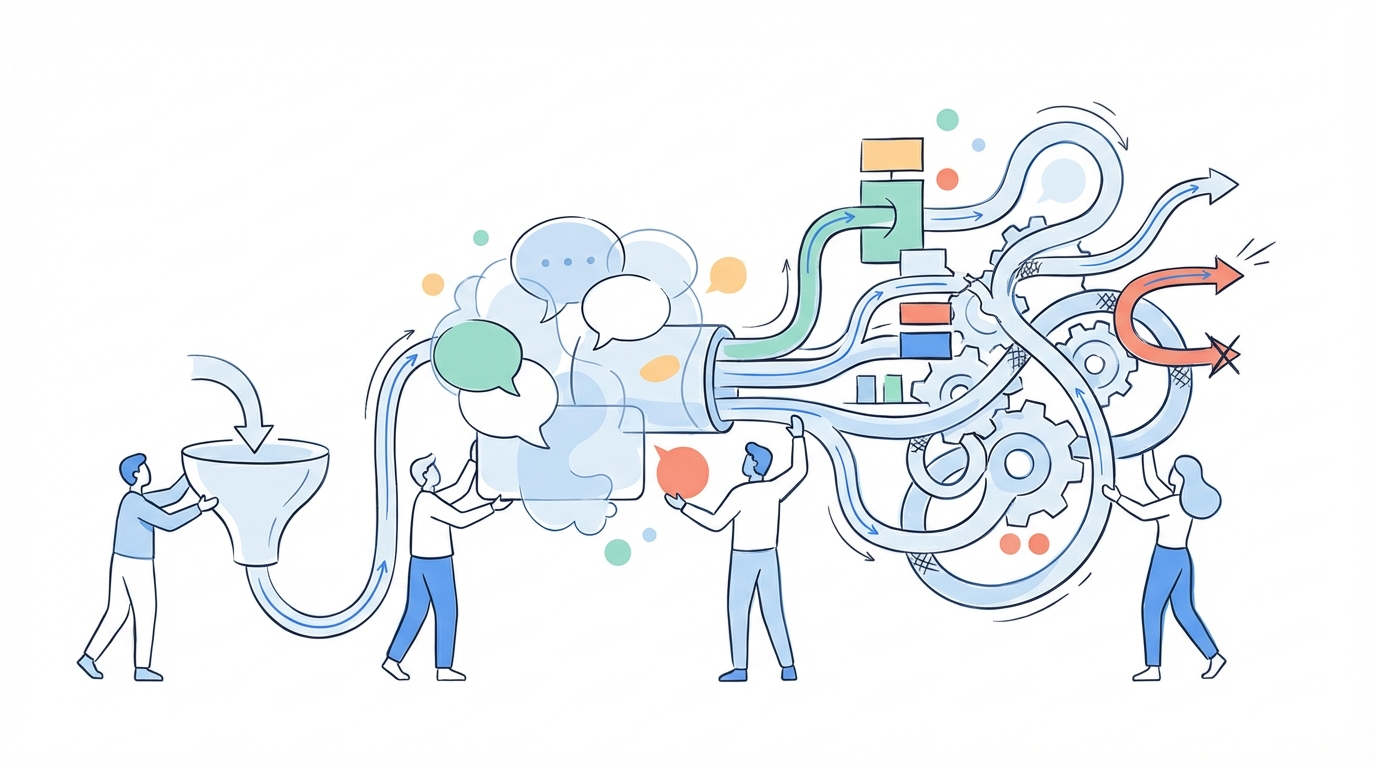 Why This Choice Becomes Painful So Fast concept illustration - Oleno