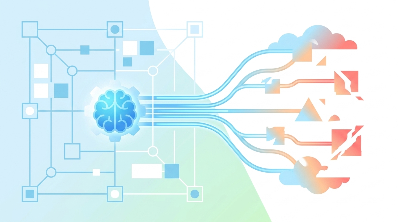 Why AI Marketing Hallucinations Start in Operations concept illustration - Oleno