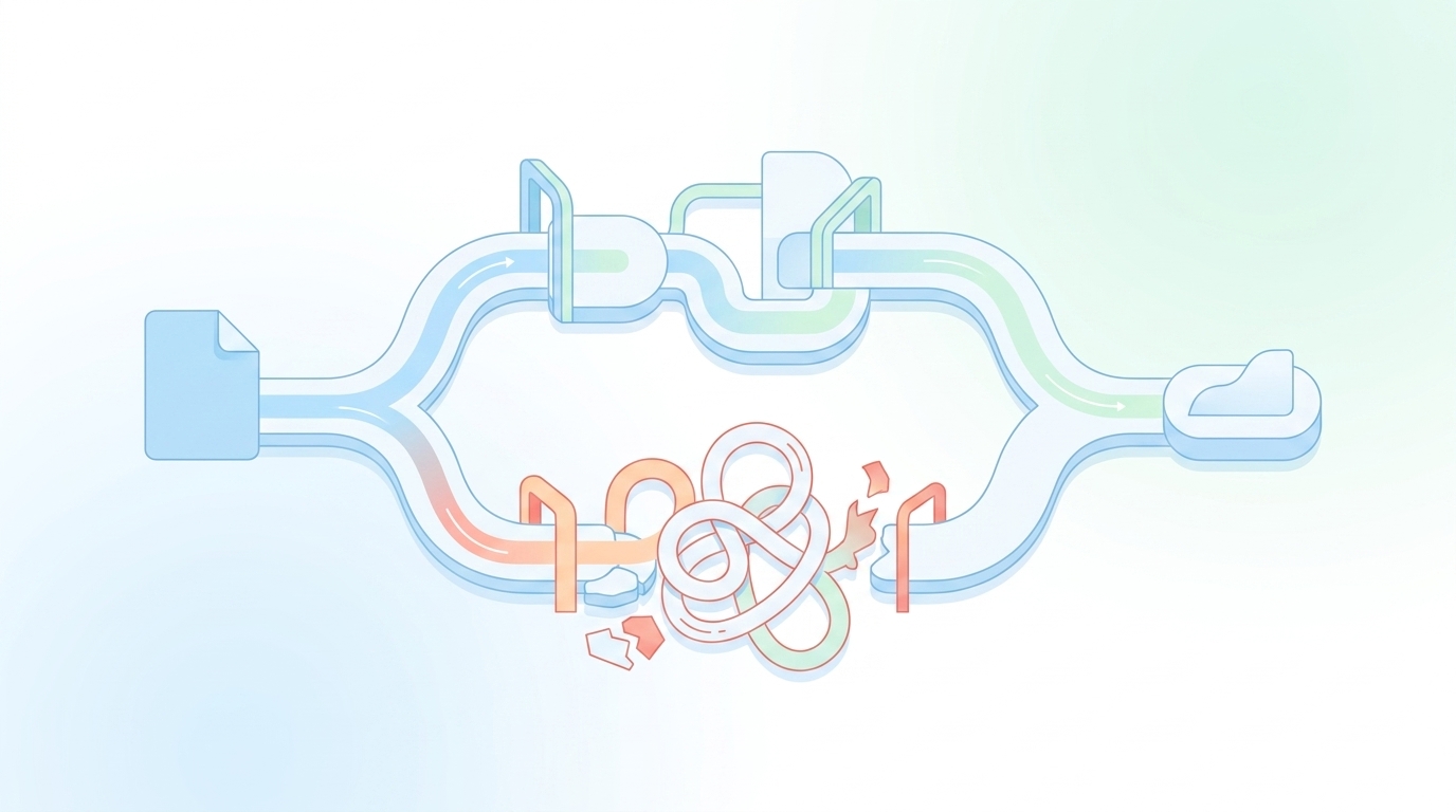 Why Most Content Automation Decisions Create More Editorial Work concept illustration - Oleno