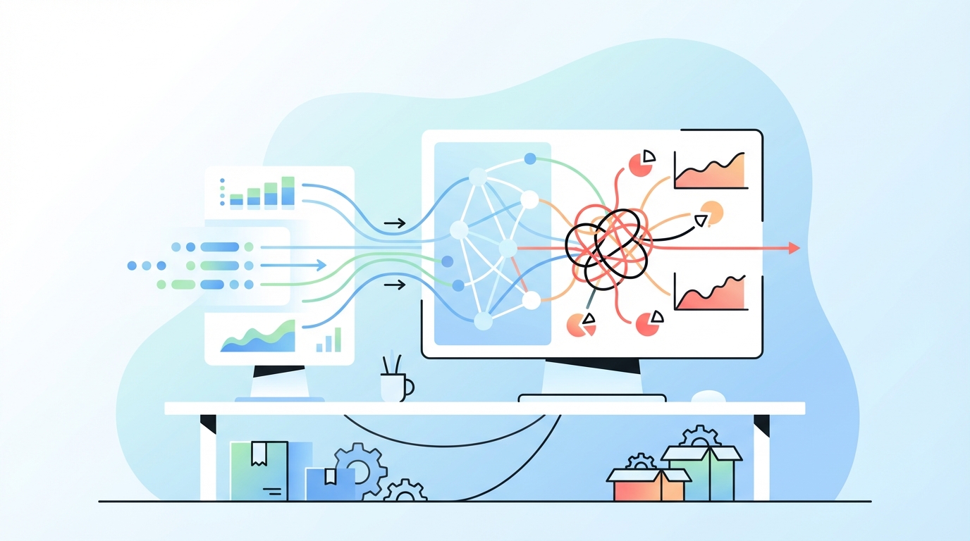 Why Content Orchestration Breaks at Scale concept illustration - Oleno
