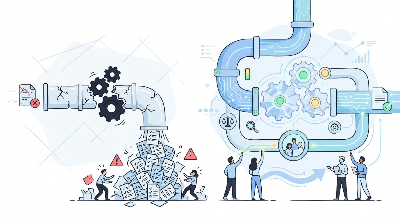 Why Most Content Quality Checklists Break at Scale concept illustration - Oleno
