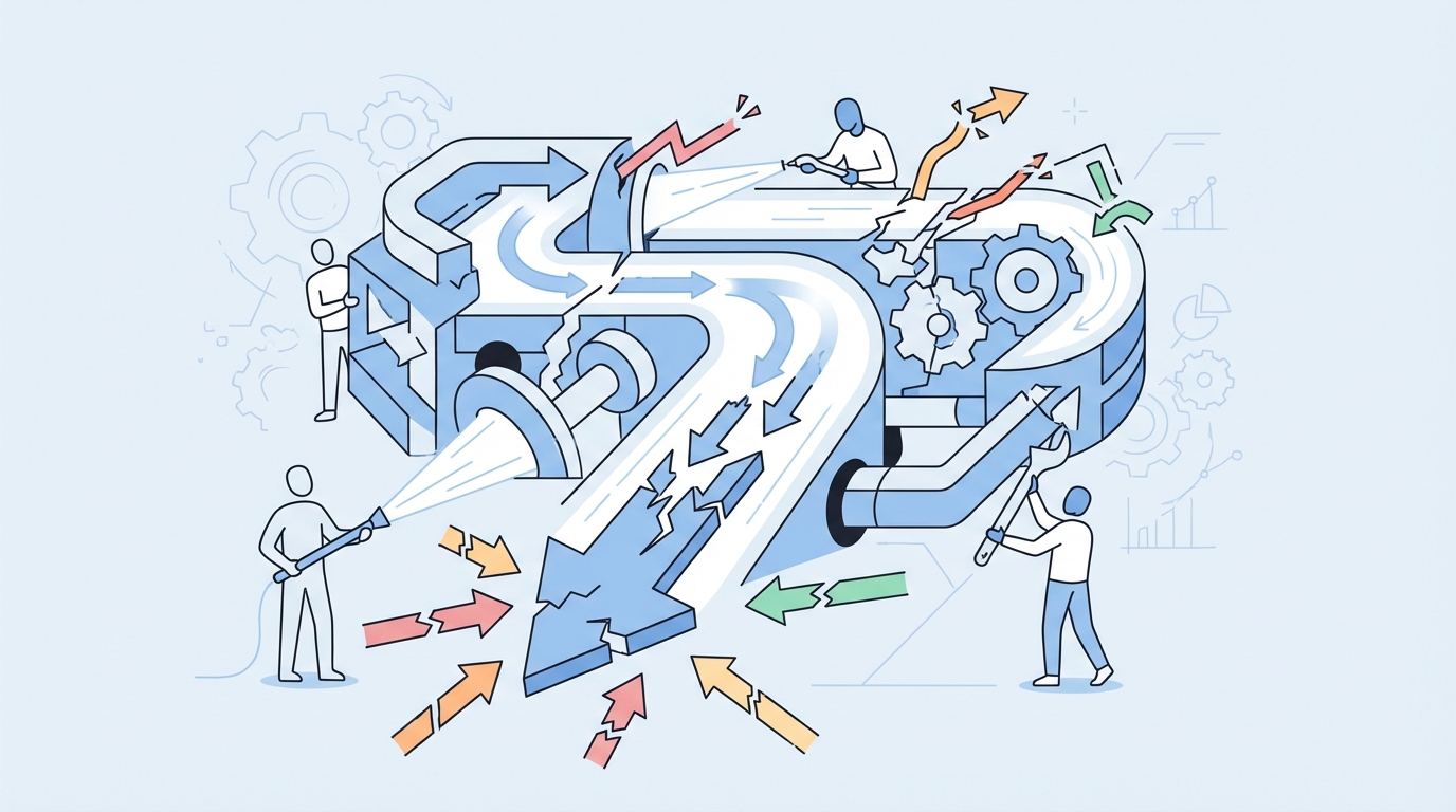 Why Most Content Scaling Playbooks Fall Apart in Practice concept illustration - Oleno