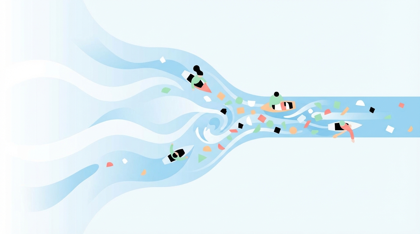 Why Content Workflow Automation Usually Breaks as Teams Scale concept illustration - Oleno