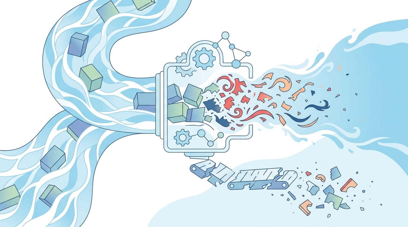 Why AI Content Marketing Fails Before the Draft concept illustration - Oleno