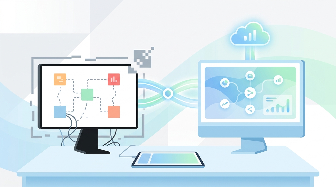 Why Agencies Outgrow Manual Point-Tool Setups concept illustration - Oleno