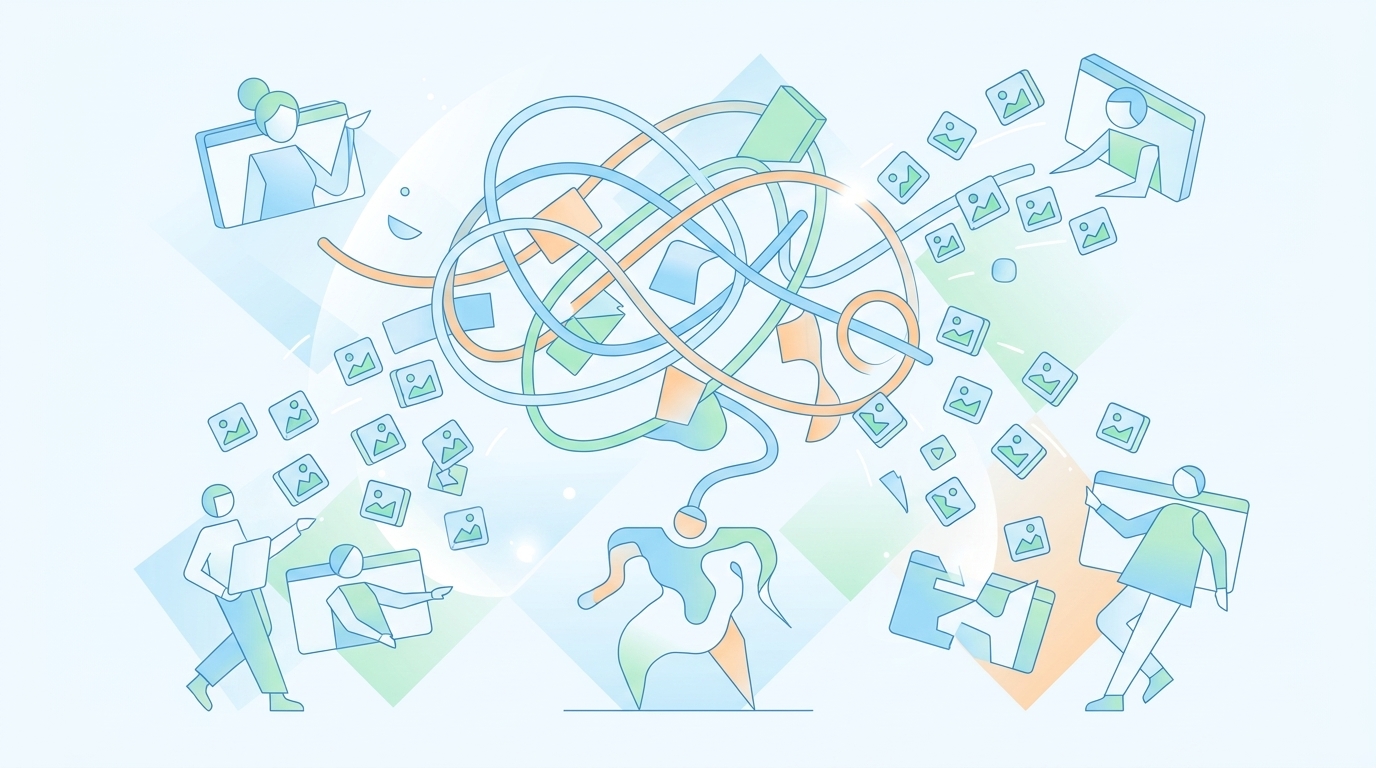 Why More Posts Make Ad Hoc Content Operations Worse concept illustration - Oleno